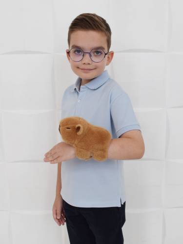 Капибара, плюшевая игрушка-браслет на руку 