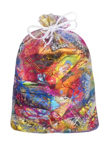 Мешочек из органзы, 20*30см, перламутр