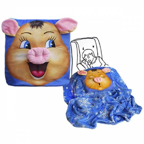 Плед ночной, плед-подушка-трансформер 