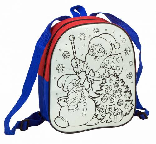 Лесная сказка, рюкзак - раскраска 