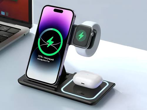 Подставка-зарядка 3 в 1 