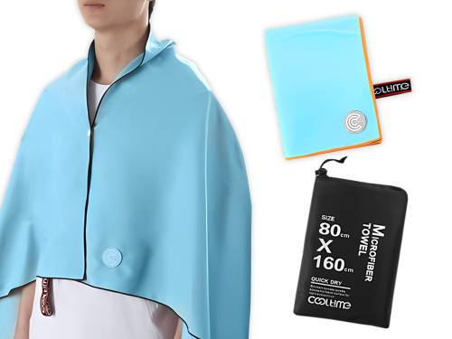 Полотенце – накидка, микрофибра, супервпитывающее