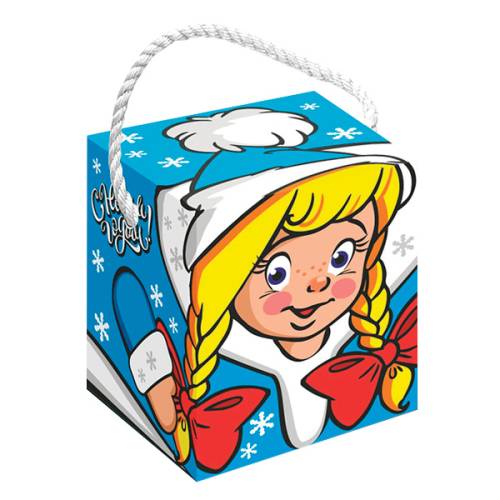 Снегурочка-смекубик, 12*12*15,5см