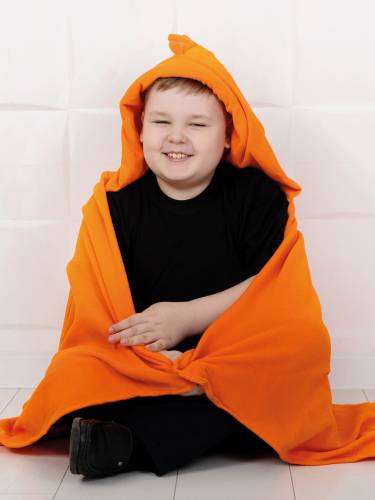 Везунчик, плед-трансформер с капюшоном 