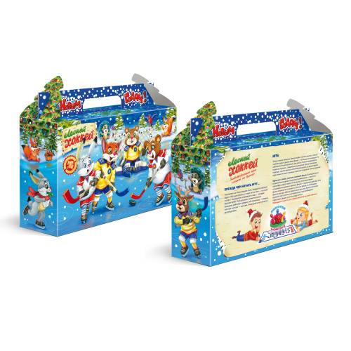 Лесной хоккей (в комплекте: игровое поле, 2 фишки, кубик) 